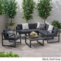 Outdoor Aluminum 6-Seater Sofa