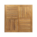 Lankershim Outdoor Acacia Wood Dining Table