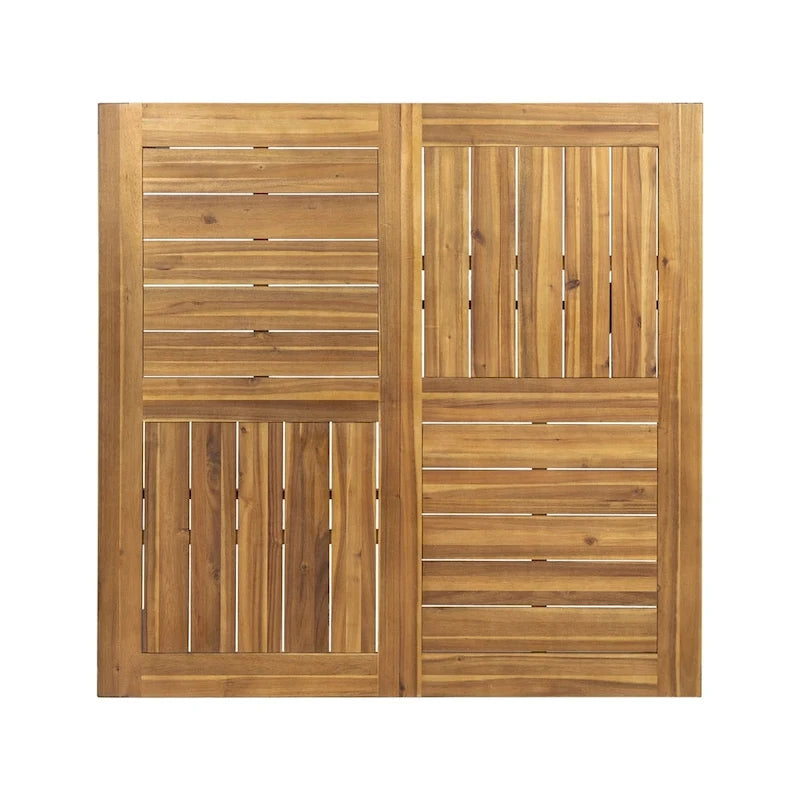 Lankershim Outdoor Acacia Wood Dining Table