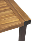 Lankershim Outdoor Acacia Wood Dining Table