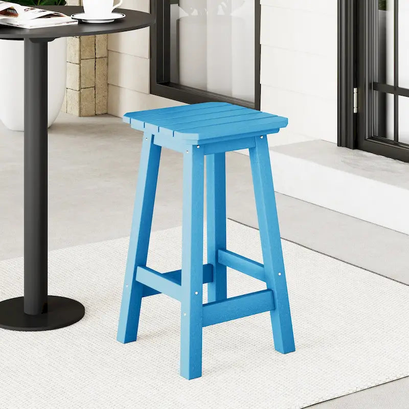 Laguna Hdpe All Weather Outdoor Patio 24 Square Counter Stool