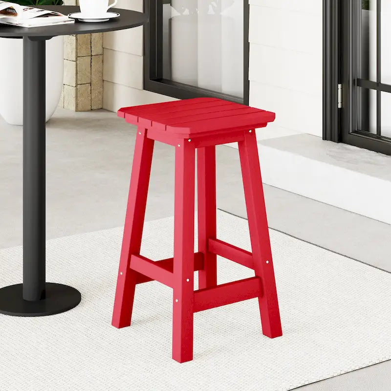 Laguna Hdpe All Weather Outdoor Patio 24 Square Counter Stool