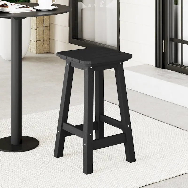 Laguna Hdpe All Weather Outdoor Patio 24 Square Counter Stool
