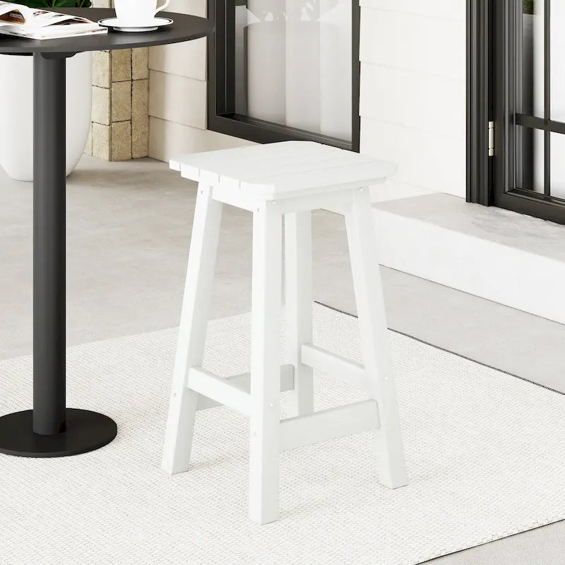 Laguna Hdpe All Weather Outdoor Patio 24 Square Counter Stool
