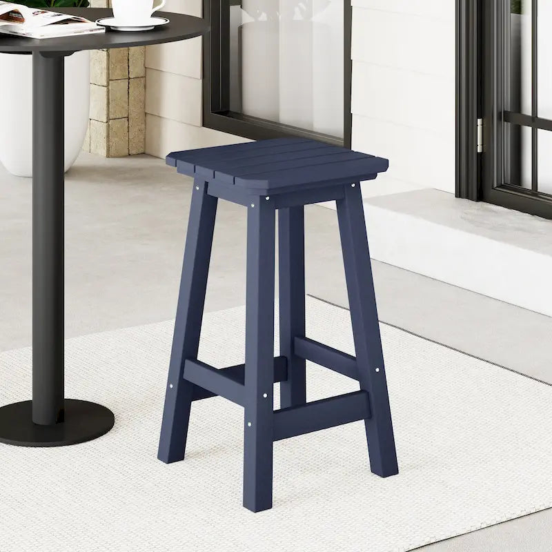 Laguna Hdpe All Weather Outdoor Patio 24 Square Counter Stool