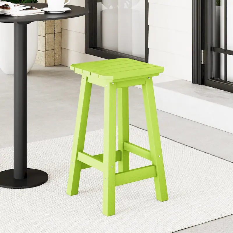 Laguna Hdpe All Weather Outdoor Patio 24 Square Counter Stool