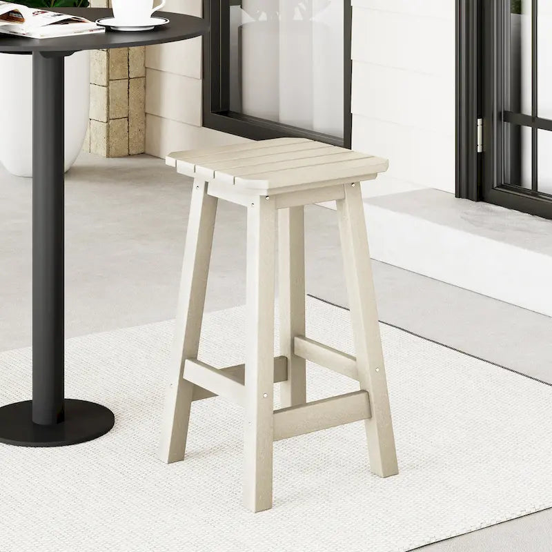 Laguna Hdpe All Weather Outdoor Patio 24 Square Counter Stool