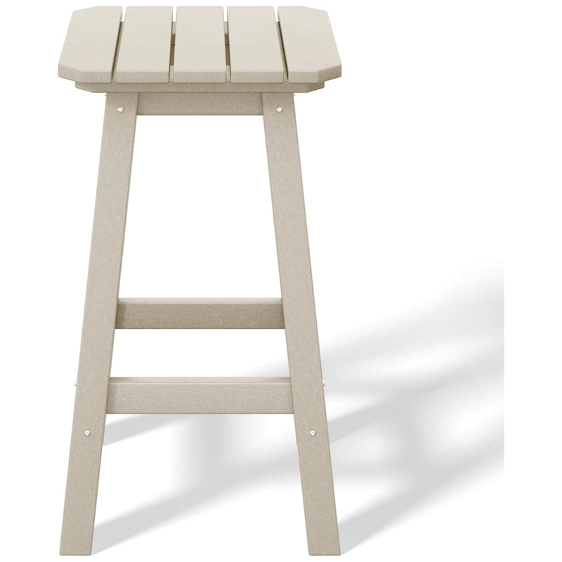 Laguna Hdpe All Weather Outdoor Patio 24 Square Counter Stool