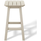 Laguna Hdpe All Weather Outdoor Patio 24 Square Counter Stool