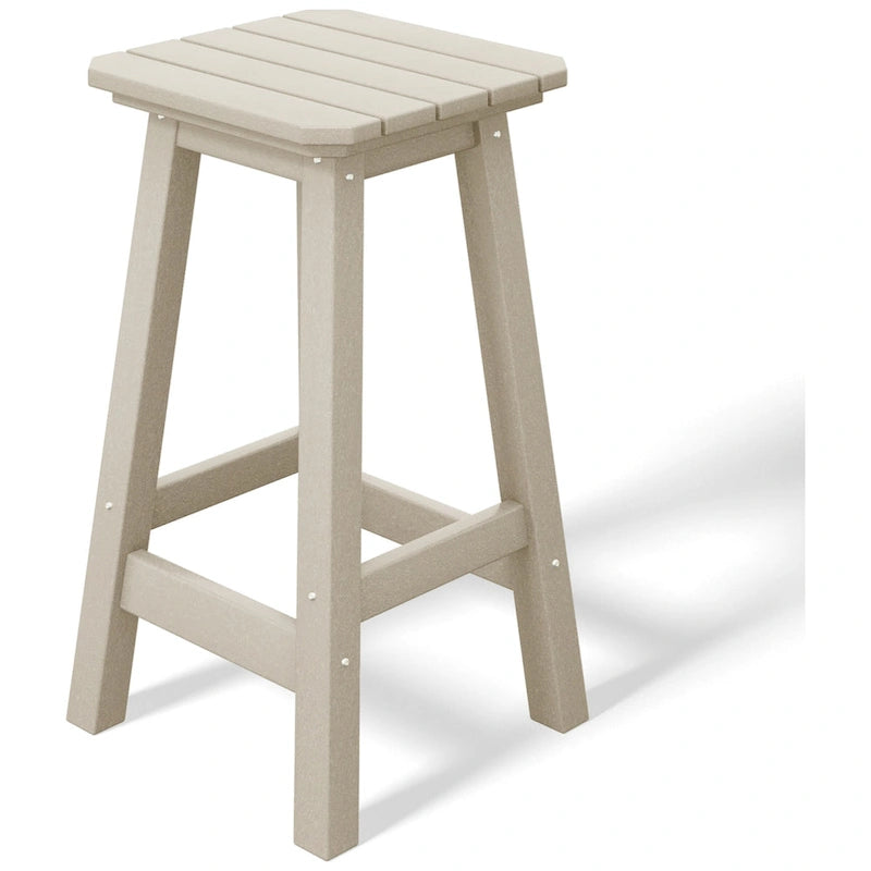 Laguna Hdpe All Weather Outdoor Patio 24 Square Counter Stool