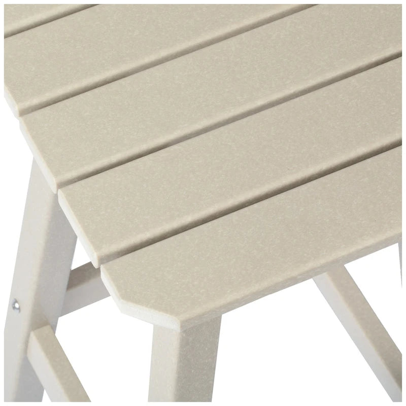 Laguna Hdpe All Weather Outdoor Patio 24 Square Counter Stool