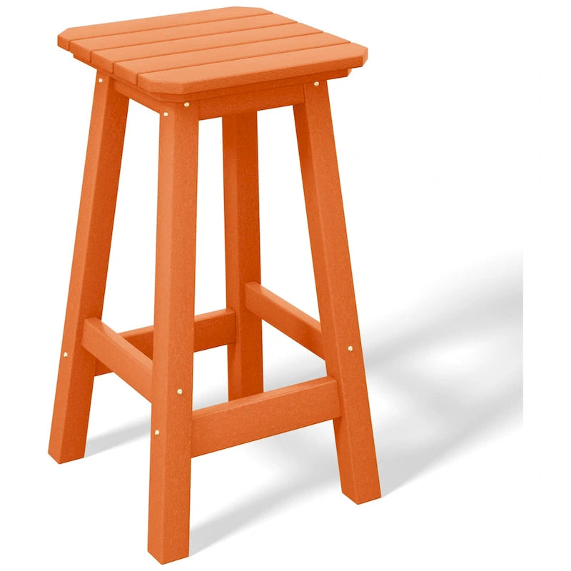 Laguna Hdpe All Weather Outdoor Patio 24 Square Counter Stool