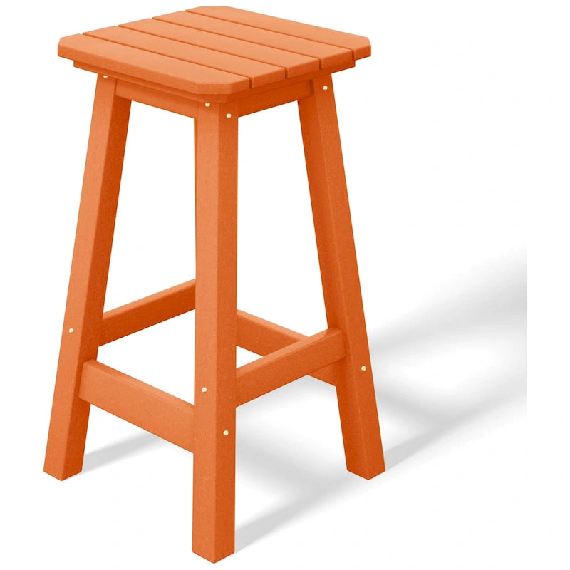 Laguna Hdpe All Weather Outdoor Patio 24 Square Counter Stool
