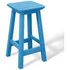 Laguna Hdpe All Weather Outdoor Patio 24 Square Counter Stool