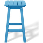 Laguna Hdpe All Weather Outdoor Patio 24 Square Counter Stool