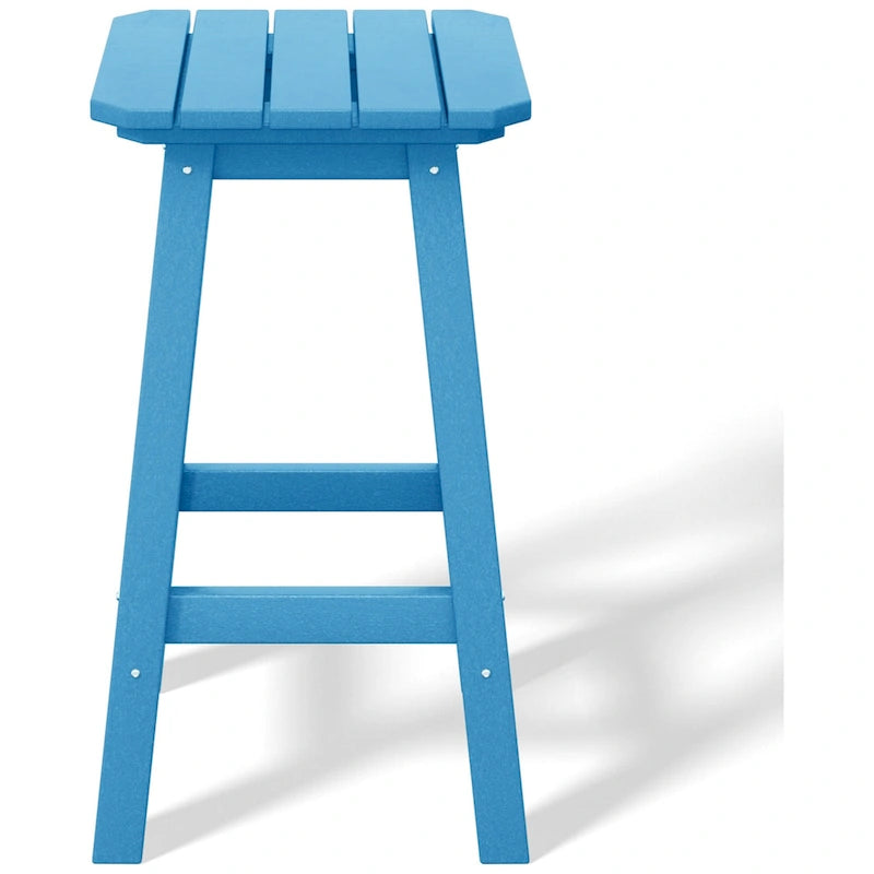 Laguna Hdpe All Weather Outdoor Patio 24 Square Counter Stool