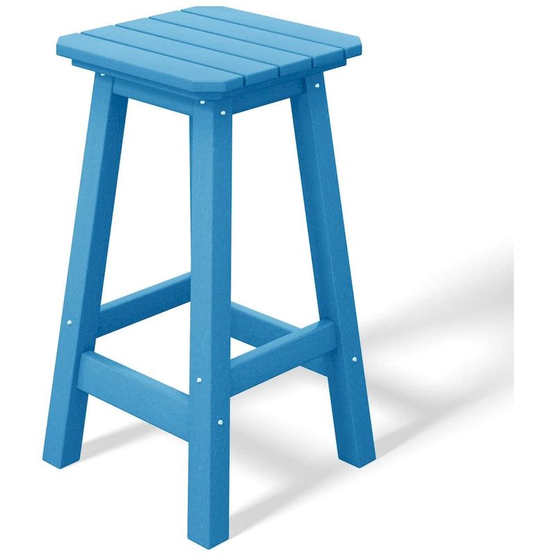 Laguna Hdpe All Weather Outdoor Patio 24 Square Counter Stool