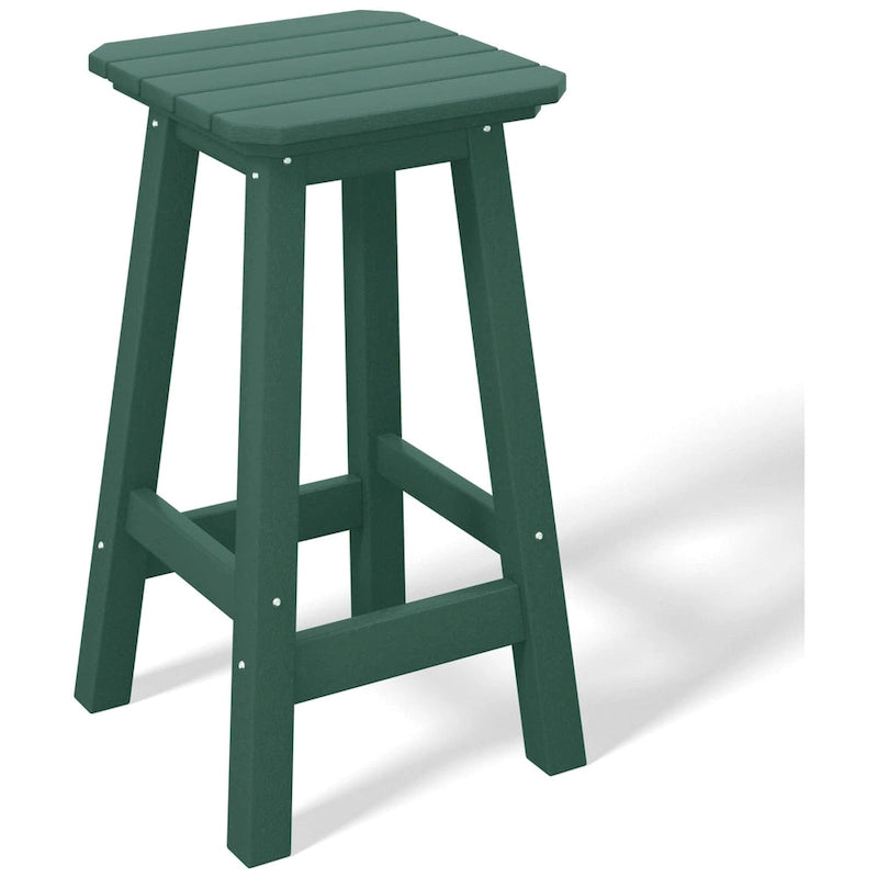 Laguna Hdpe All Weather Outdoor Patio 24 Square Counter Stool
