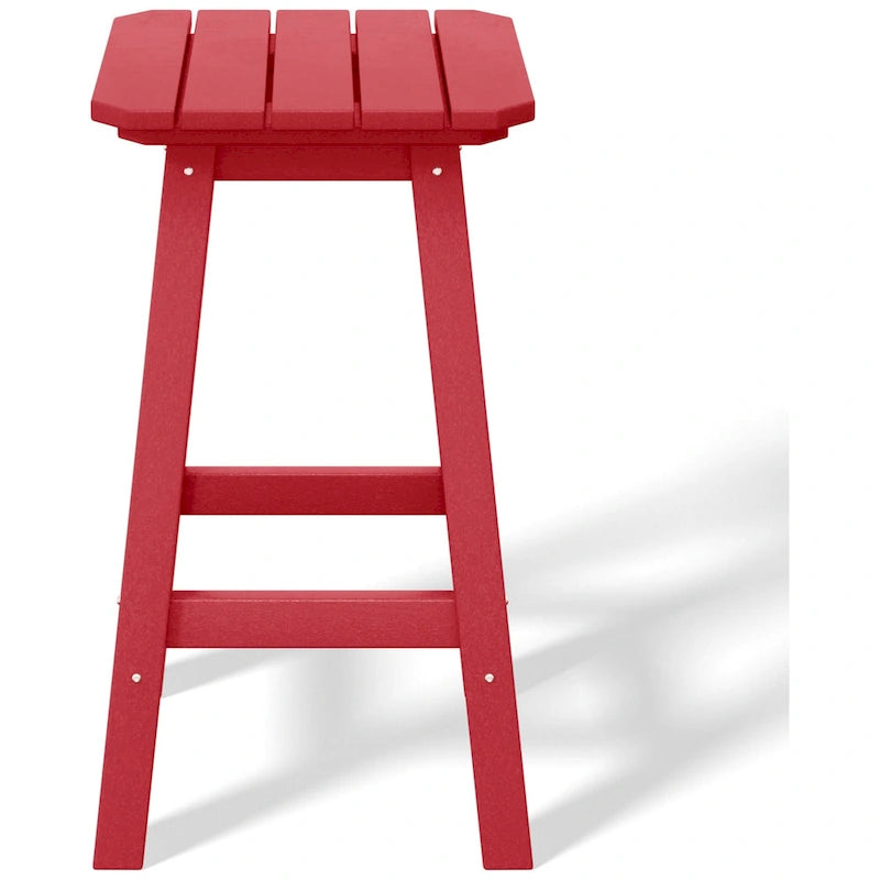Laguna Hdpe All Weather Outdoor Patio 24 Square Counter Stool