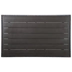 Easy Isle Dark Outdoor Brown Rectangular Table