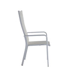 Melbourne High Back Outdoor Aluminum Chair with Sling Seat