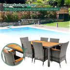 Outdoor Dining Furniture Patio Rattan Conversation