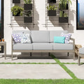 Sustain Gray Wood Outdoor Sofa