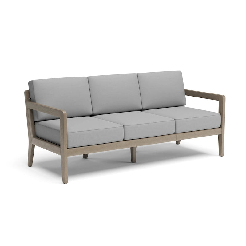 Homestyles Sustain Gray Wood Outdoor Sofa - 69 x 29 x 31