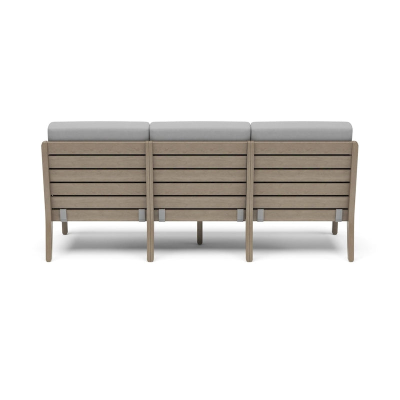 Homestyles Sustain Gray Wood Outdoor Sofa - 69 x 29 x 31