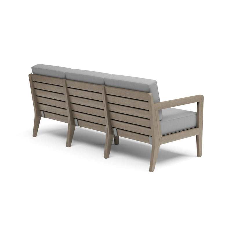 Homestyles Sustain Gray Wood Outdoor Sofa - 69 x 29 x 31