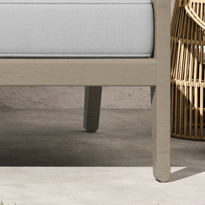 Sustain Gray Wood Outdoor Sofa