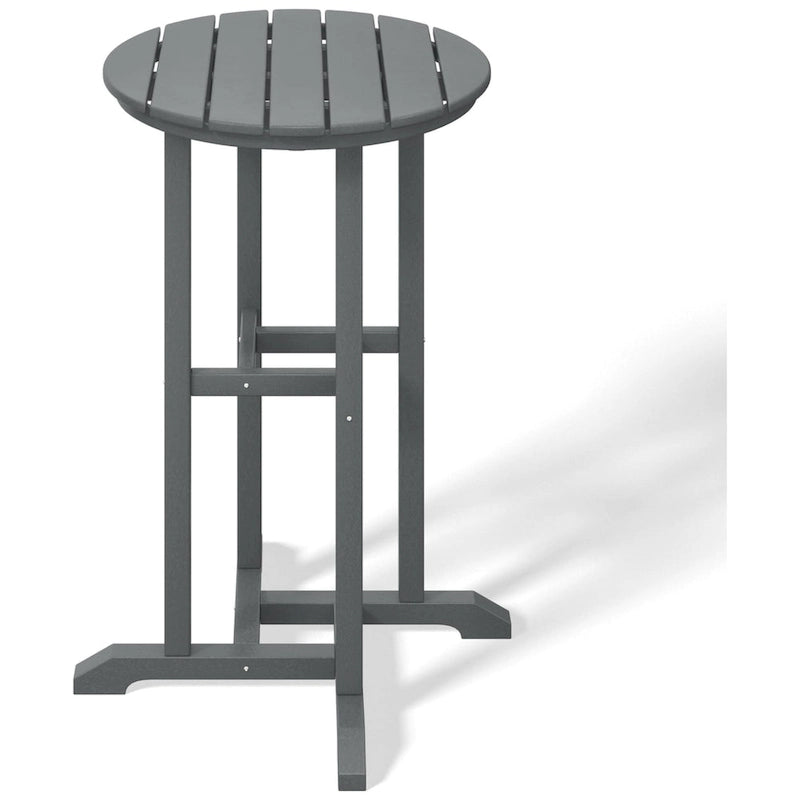 Polytrends Laguna Hdpe All Weather Outdoor Patio 24 Round Counter Bistro Table