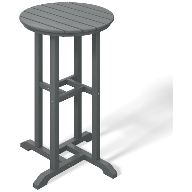 Polytrends Laguna Hdpe All Weather Outdoor Patio 24 Round Counter Bistro Table