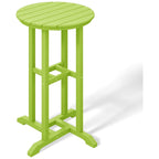 Polytrends Laguna Hdpe All Weather Outdoor Patio 24 Round Counter Bistro Table