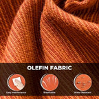 HOOOWOOO 16-piece Grey Rattan Outdoor Furniture Sectional Sofa Set Fire Pit Set with Swivel Chairs