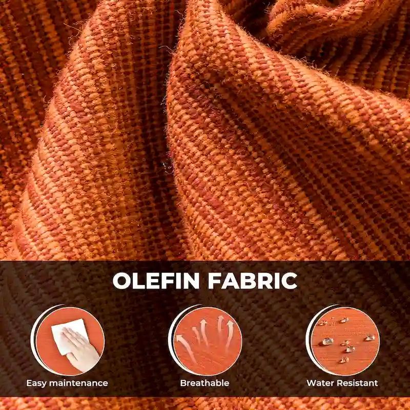 HOOOWOOO 16-piece Grey Rattan Outdoor Furniture Sectional Sofa Set Fire Pit Set with Swivel Chairs