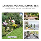 Folding Rocking Chair Table