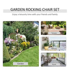 Folding Rocking Chair Table