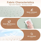 HOOOWOOO 7-piece Outdoor Wicker Patio Furniture Set with Fire Pit Table