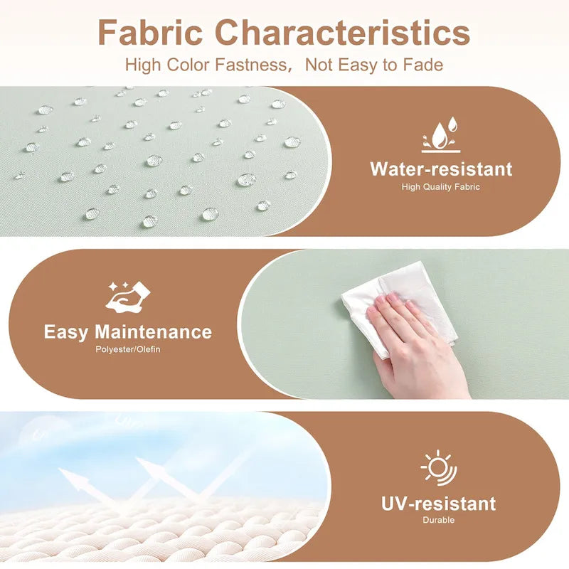 HOOOWOOO 7-piece Outdoor Wicker Patio Furniture Set with Fire Pit Table