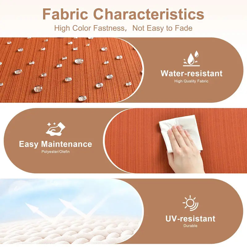 HOOOWOOO 7-piece Outdoor Wicker Patio Furniture Set with Fire Pit Table