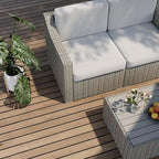 10 Piece Patio Sectional Conversation Set