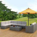 10 Piece Patio Sectional Conversation Set