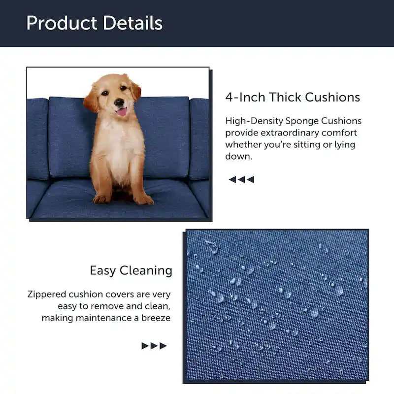 10 Piece Patio Sectional Conversation Set