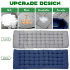 Portable Folding Camping Bed with Mattress, Guest Cot Bed 2PCS - 75