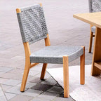 Nassau 2-piece Teak Patio Dining Chair