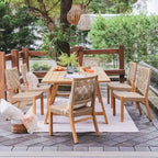 Nassau 2-piece Teak Patio Dining Chair