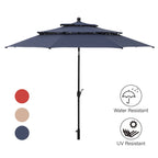 MAISON ARTS E-Coating Dining Set Metal Outdoor Patio Dining Set (Set of 5)