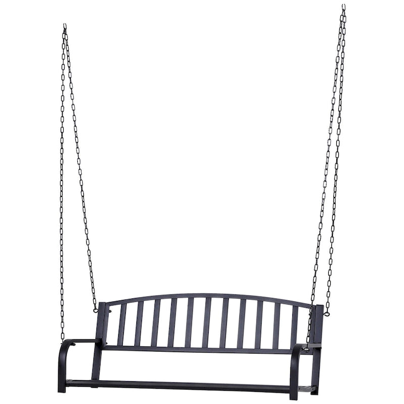 Outsunny 2-person Front Hanging Porch Swing Bench