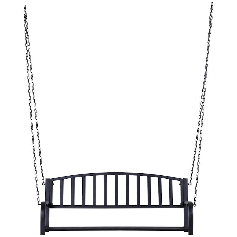 Outsunny 2-person Front Hanging Porch Swing Bench